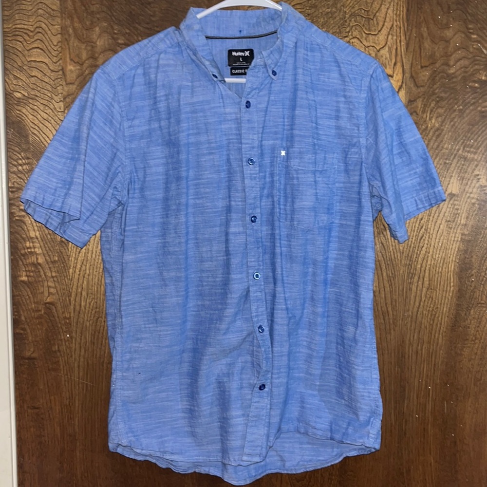 Hurley Button Up | L | Classic Fit | Lightly Worn